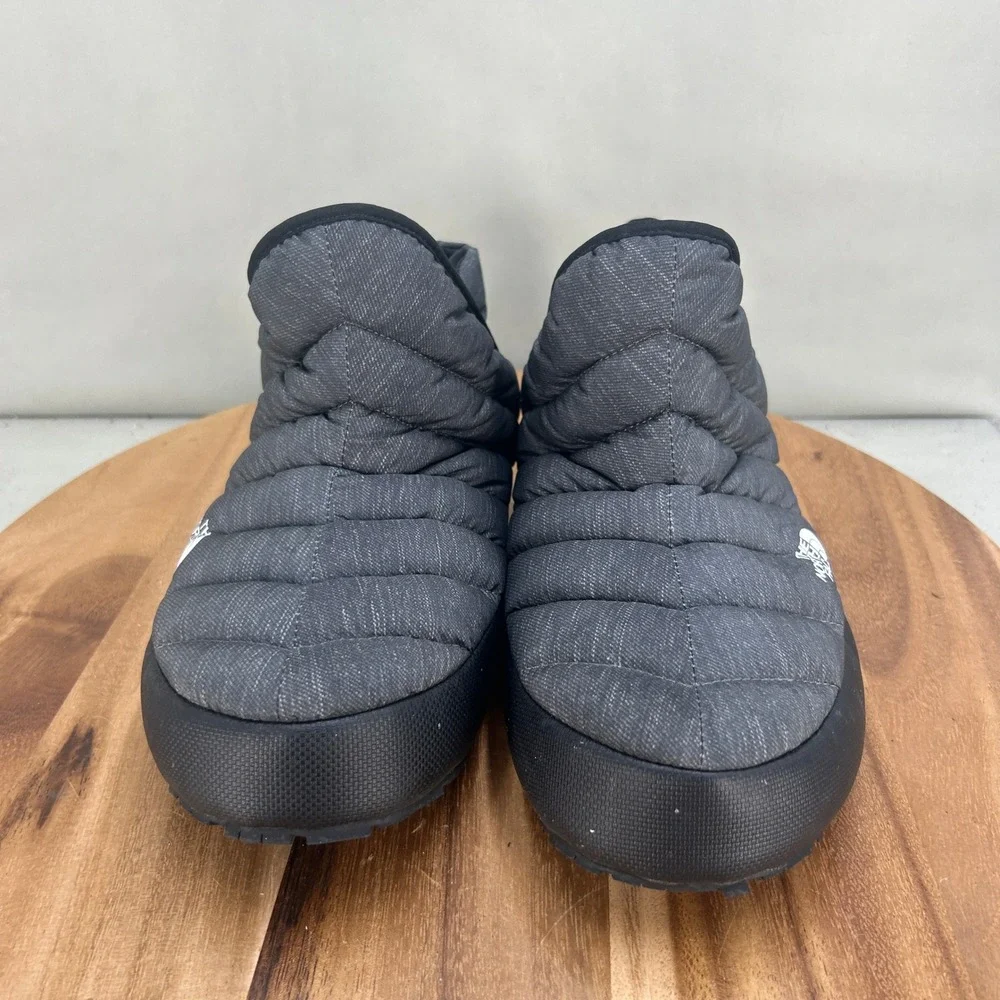 The North Face Thermoball Traction Bootie Mens Size 10 Grey NF0A3MKH Slippers